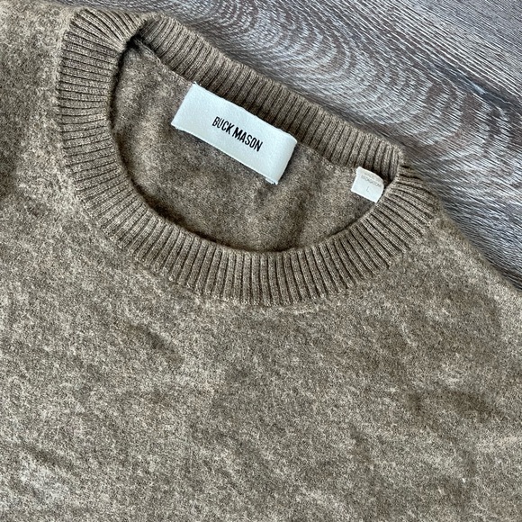 Buck Mason | 100% Wool Crewneck Sweater - Picture 4 of 8